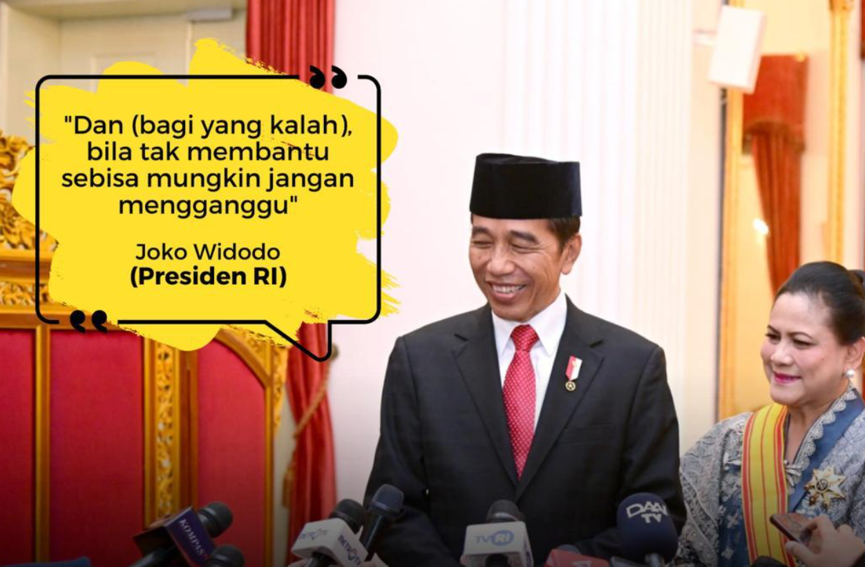 Pesan Jokowi Pemilu 2024