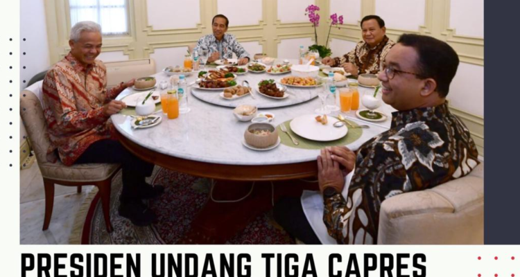 Jokowi Undang 3 Capres