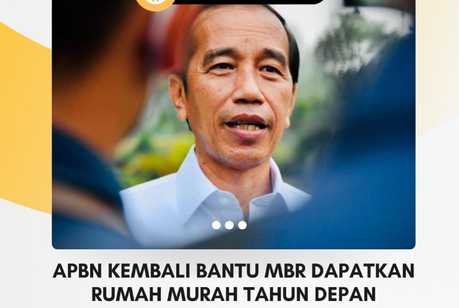 Jokowi melanjutkan Program KPR