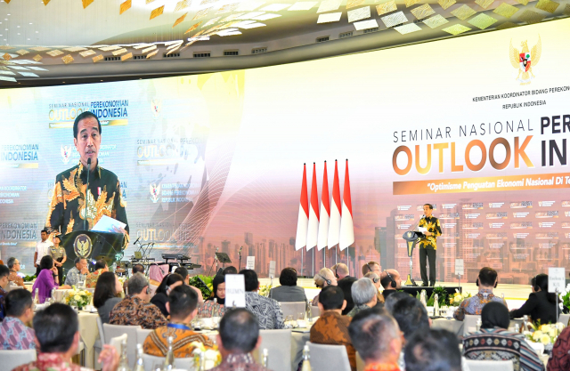 Presiden Jokowi Songsong Ekonomi Nasional 2024