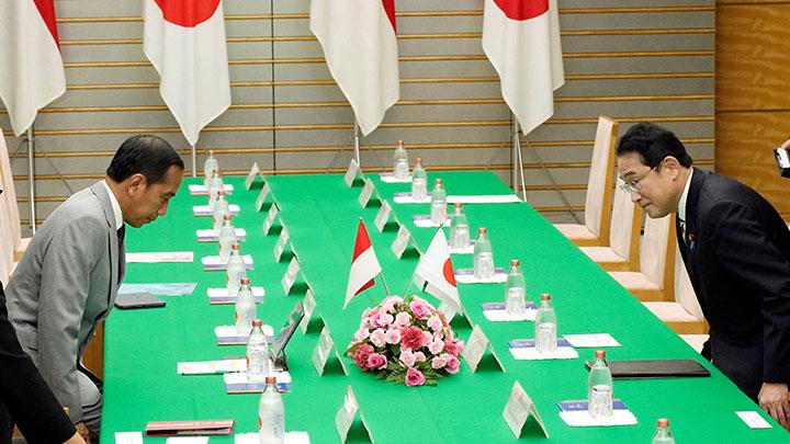 Hasil Pertemuan Jokowi dengan Perdana Menteri Jepang
