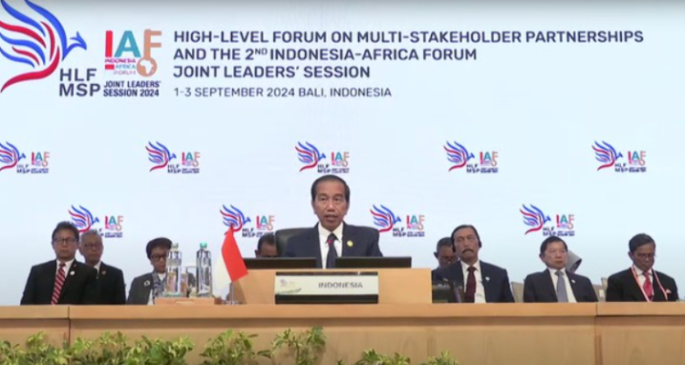 Jokowi Tekankan 4 Poin soal Pembangunan Negara Berkembang di Forum IAF 2024