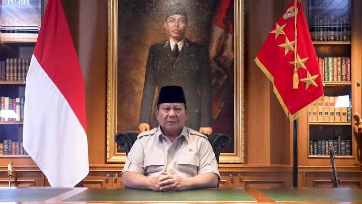 Presiden Prabowo Subianto meminta maaf atas tragedi pengemudi ojek online yang dilindas mobil rantai kendaraan taktis Brimob, 29 Agustus 2025. Dok. Youtube Sekretariat Presiden