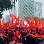 aksi demo buruh