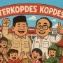 ilustrasi koperasi merah putih
