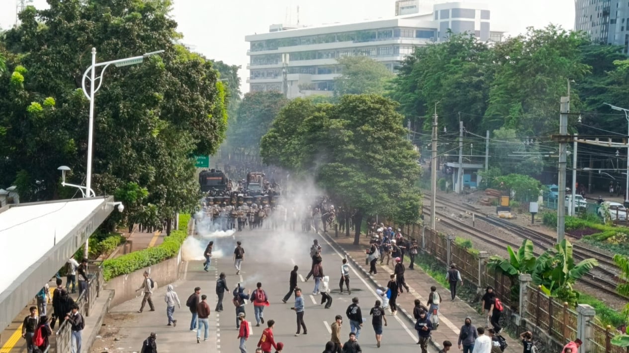 Kelompok Anarko terlibat dalam kericuhan demo 25 Agustus di Gedung DPR