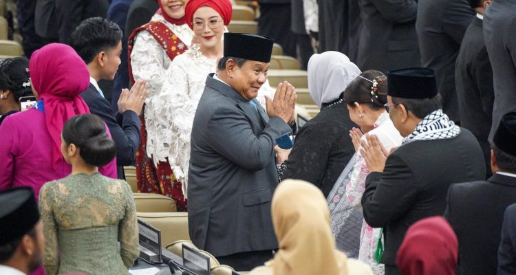 Presiden Prabowo Subianto hadir dalam Sidang Tahunan MPR 2025.