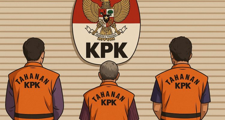 Ilustrasi tersangka tindak pidana korupsi.