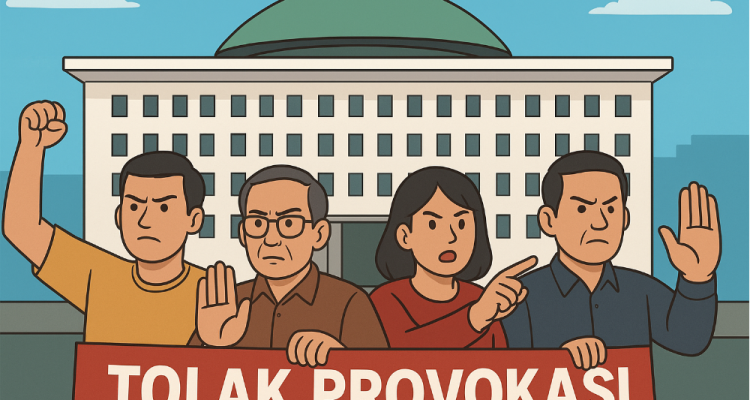 Ilustrasi tolak provokasi