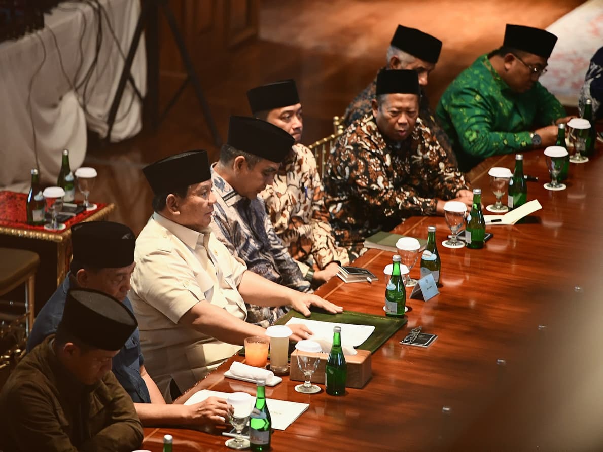 Presiden Prabowo Gandeng Ormas Islam Ajak Masyarakat Redakan Ketegangan