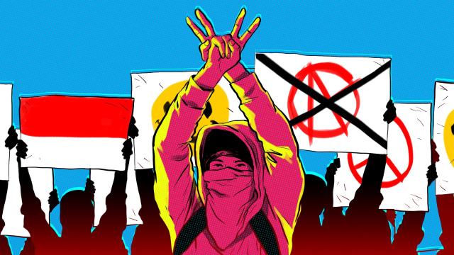 Ilustrasi Setop Provokasi dan Demo Anarkis.