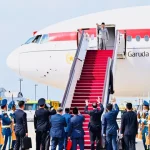 Presiden Prabowo mengakhiri kunjungannya di China. (Foto: Set Pres)