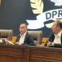 Wakil Ketua DPR, Sufmi Dasco Ahmad, dalam konferensi pers di Kompleks Parlemen, Senayan, Jumat, 5 September 2025.