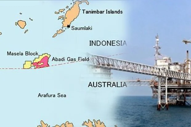 Ilustrasi Kilang LNG Masela