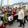 Presiden Prabowo resmikan akad massal 26ribu KPRL FLPP di Pesona Kahuripan 10, Cileungsi, Bogor.